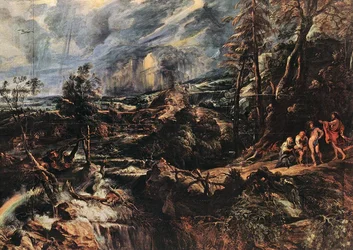 Paysage orageux